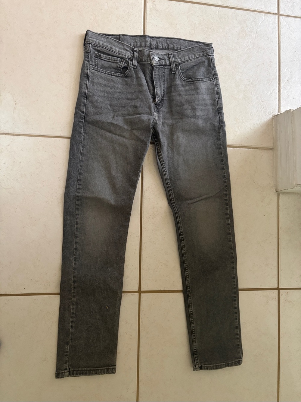 Levis Grey Slim 511 Jeans 32x32